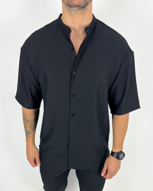 ΠΟΥΚΑΜΙΣΟ OVERSIZED ΜΑΥΡΟ